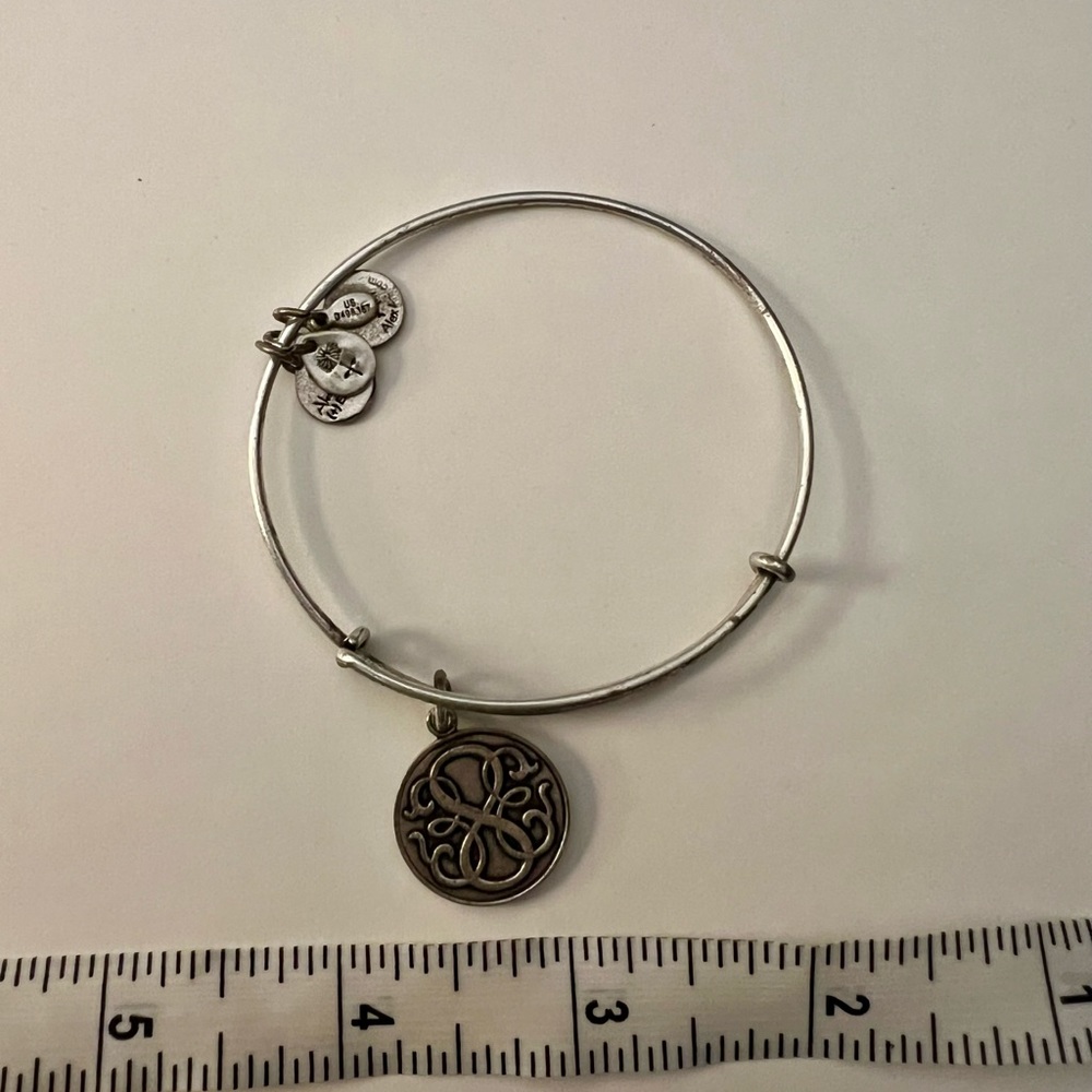 Alex and Ani Bracelet, Silver, Charmed Bangle